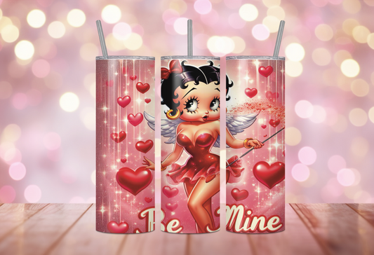 Betty Boop Valentines Day 20 Oz Stainless Steel Tumbler