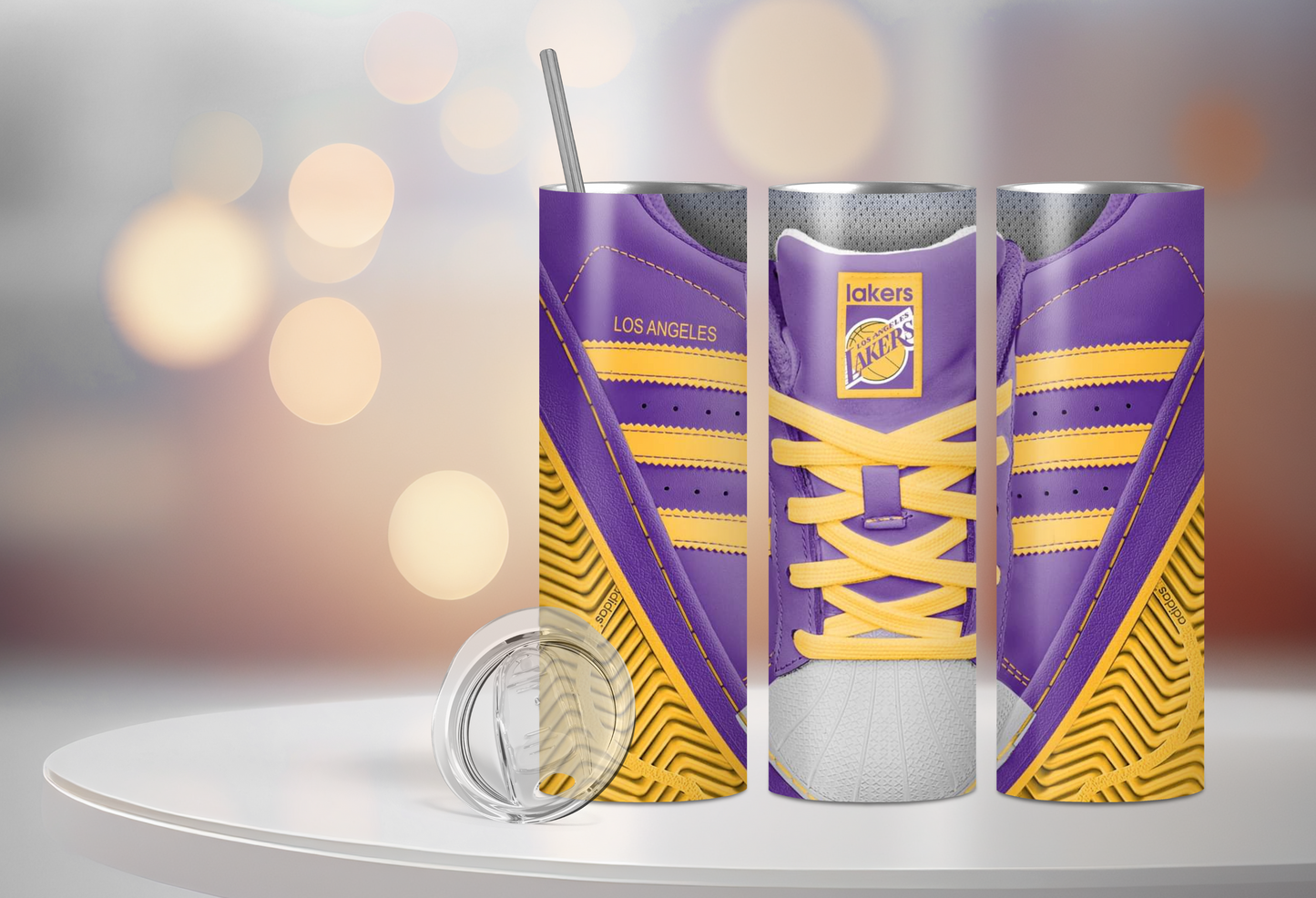 ADIDAS SPORTS 20 0Z STAINLESS STEEL TUMBLERS