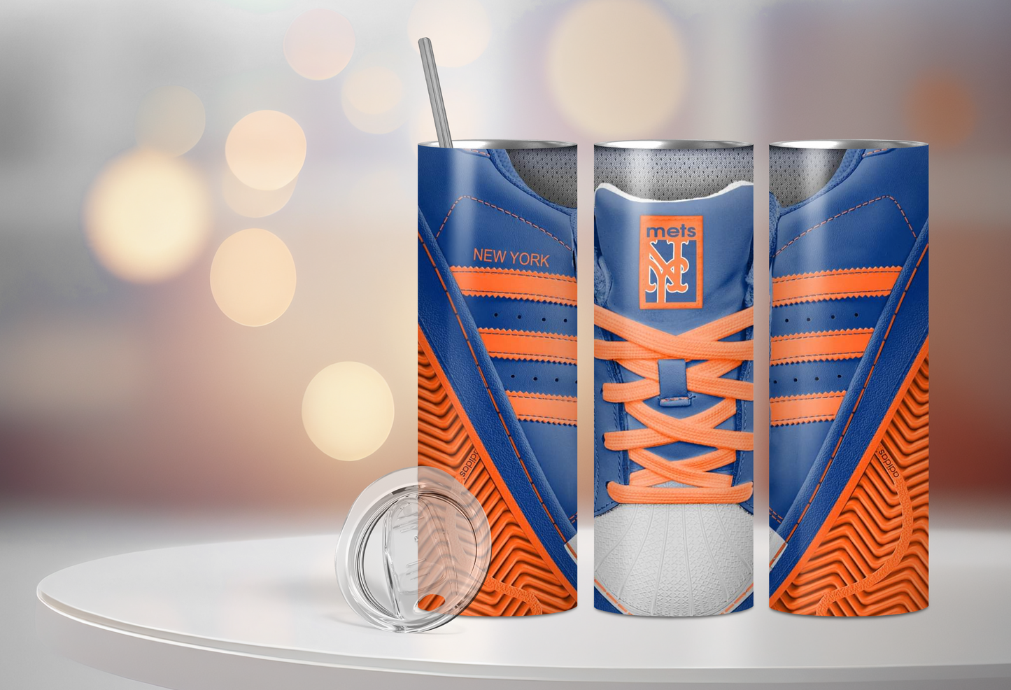 ADIDAS SPORTS 20 0Z STAINLESS STEEL TUMBLERS