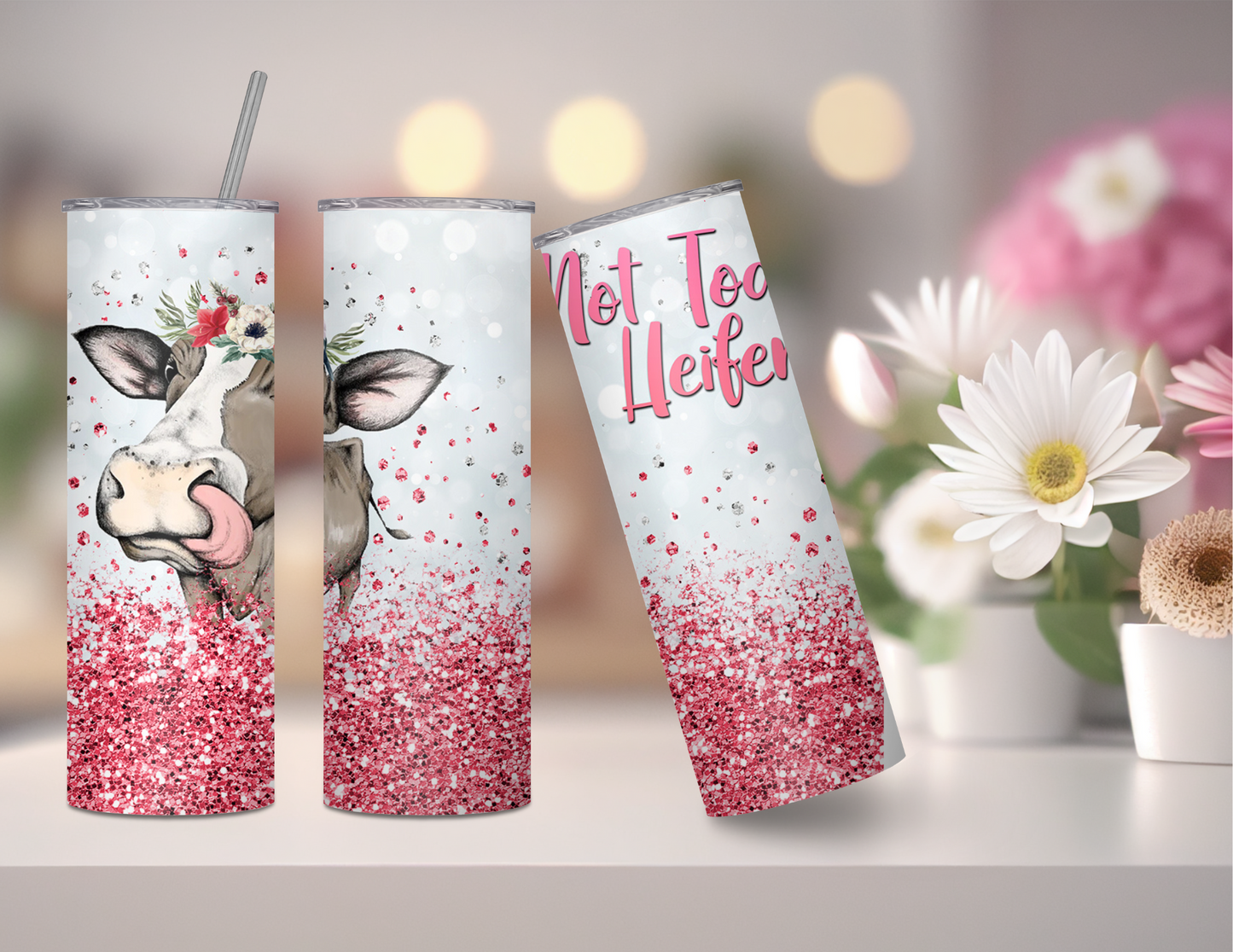 Not Today Heifer Personalized Tumbler