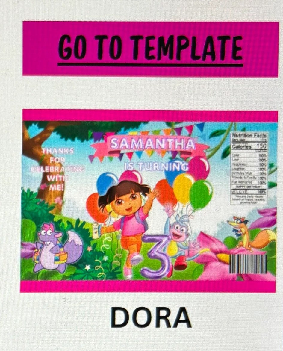 Party Favor Digital Editable Kit for Canva (With Private Resale Rights)