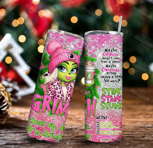 Christmas Boujee 20 Oz Skinny Tumbler