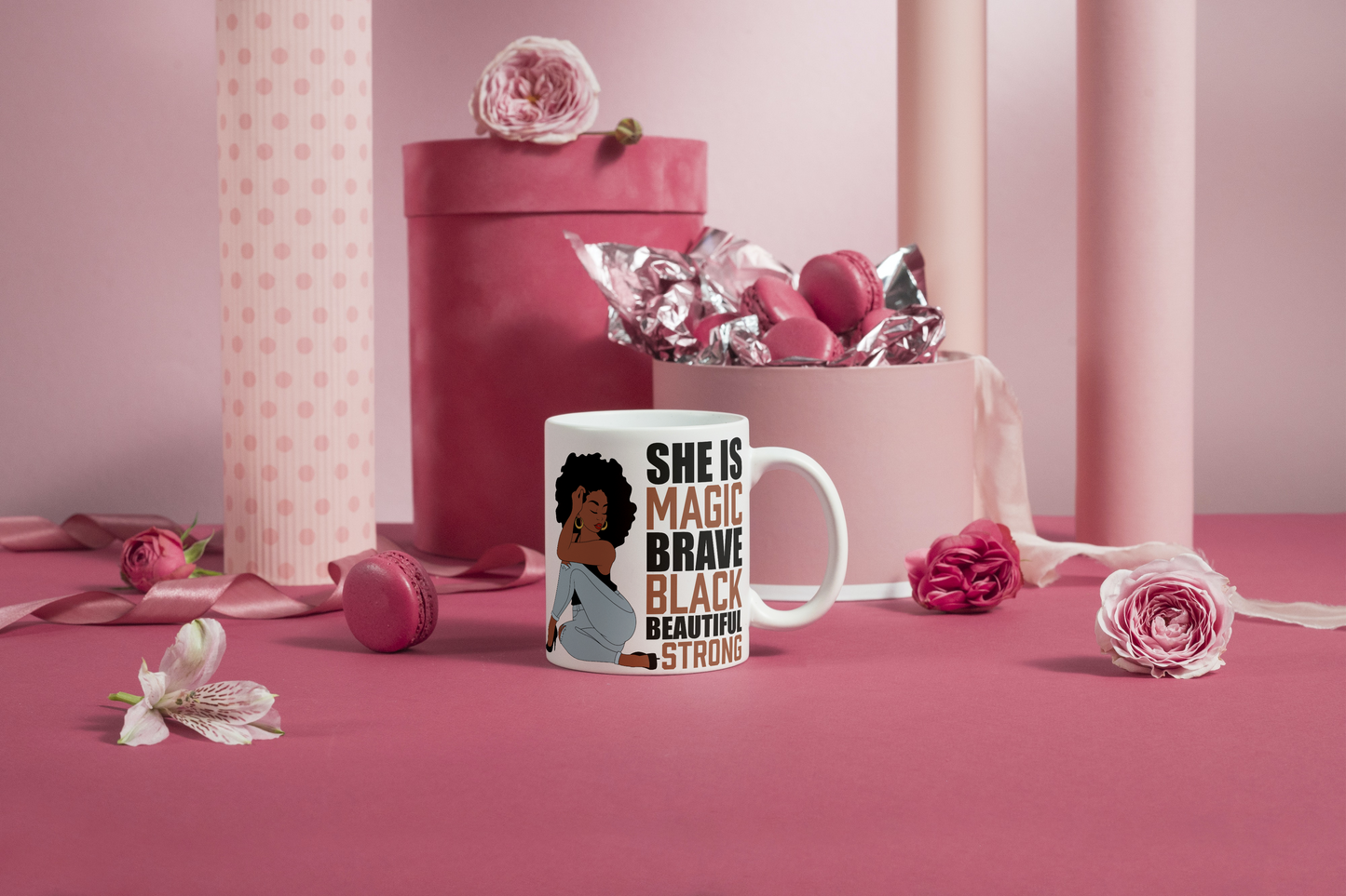 She Is Black Magic 15 Oz Ceramic Mug