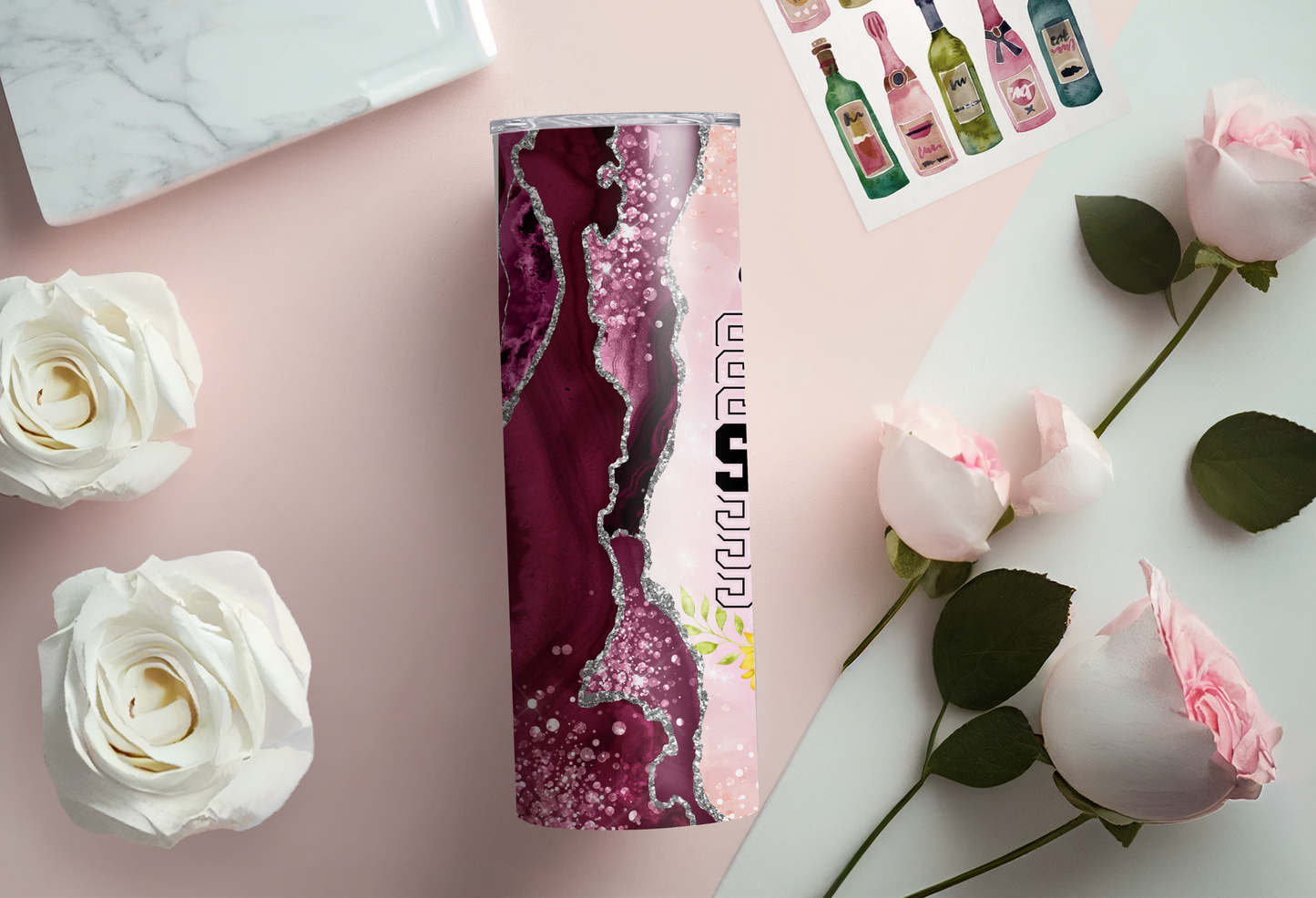 She Is Strong  20 Oz Stainless Steel Tumbler