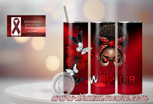 Sickle Cell Warrior 20 OZ Stainless Steel Tumbler