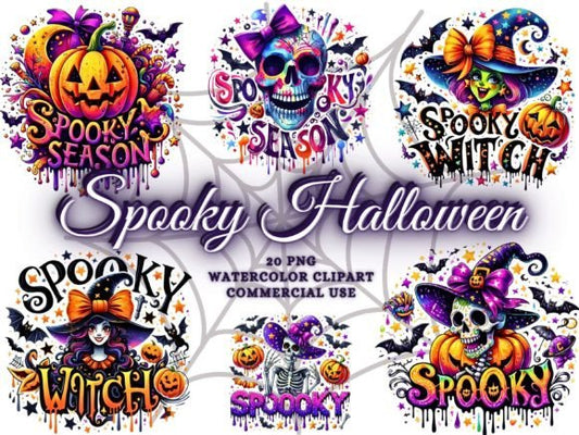 Spooky Halloween Clipart Spooky Png Graphic