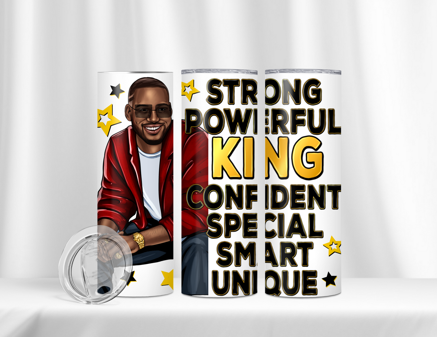 Strong Powerful King Tumbler