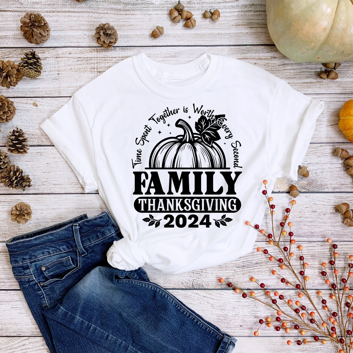 Family Thanksgiving 2024 SVG, Fall PNG