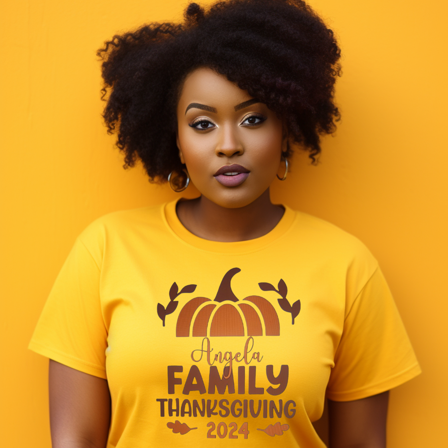 Thanksgiving Family Custom T-shirts with Name