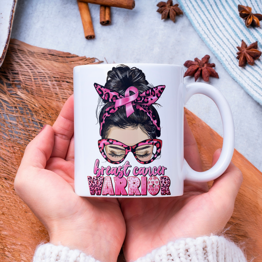 Breast Cancer Warrior Mugs