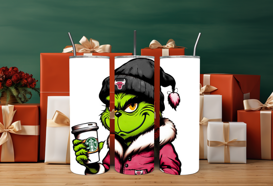 NBA Grinch  Starbucks 20 Oz Stainless Steel Tumblers