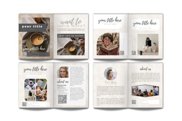 E-book Workbook Canva Template