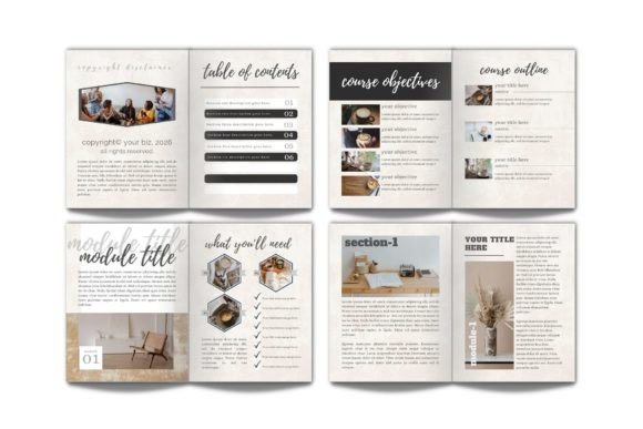 E-book Workbook Canva Template