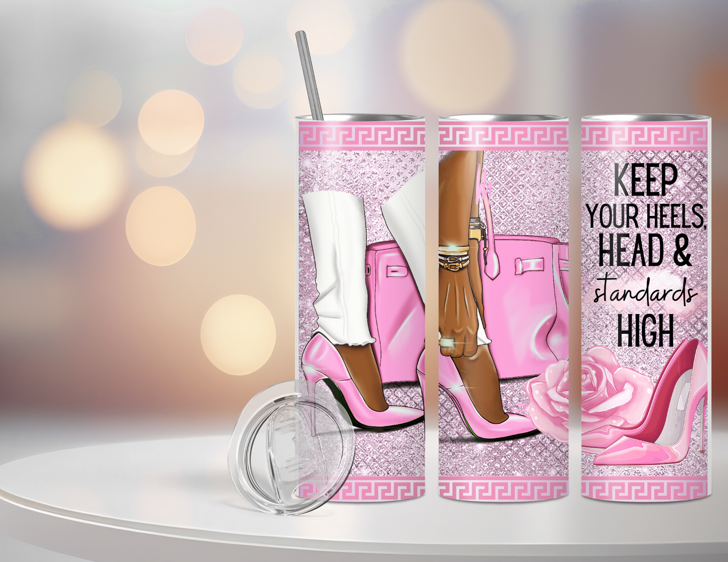 Keep Your Head High Personalized Tumbler