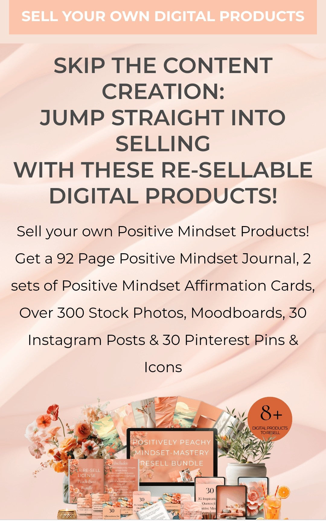 POSITIVE MINDSET JOURNAL BUNDLE WITH PLR